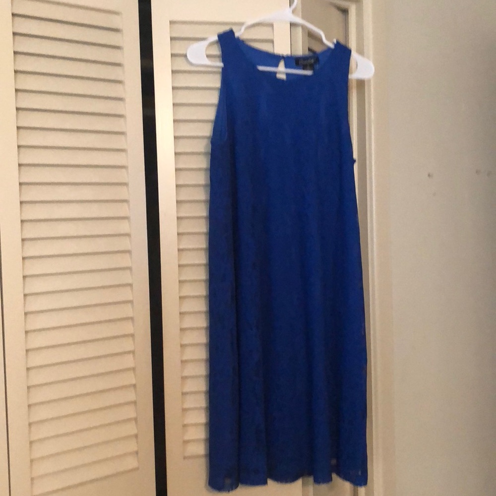 Candalite blue lace dress